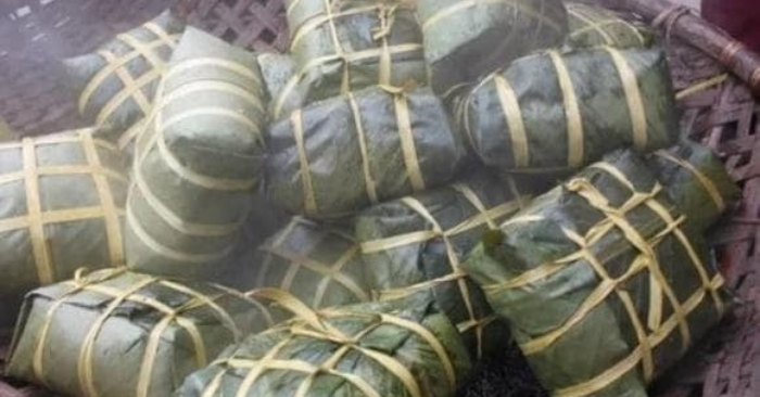 Bánh chưng đông lạnh hấp lại dẻo thơm như mới