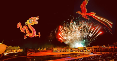 Lễ hội ánh sáng Hội An khai mạc với màn trình diễn drone hiện đại