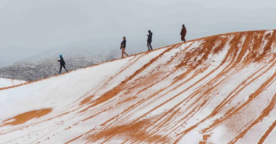 Tuyết phủ sa mạc Atacama khô cằn nhất thế giới