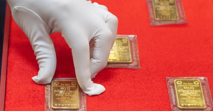 Giá vàng miếng: Thị trường lao dốc mạnh sau khi rời đỉnh