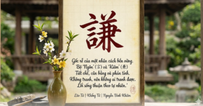 Từ “Khiêm Cung Ký” đến giáo dục tỉnh thức: Khi nội lực trở thành nền tảng bền vững
