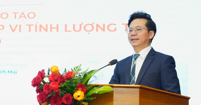 Hệ thống chụp cắt lớp sử dụng công nghệ đếm photon vừa vận hành tại Bạch Mai ngày 5/4 giúp loại bỏ nhiễu và cung cấp hình ảnh chi tiết phục vụ điều trị.