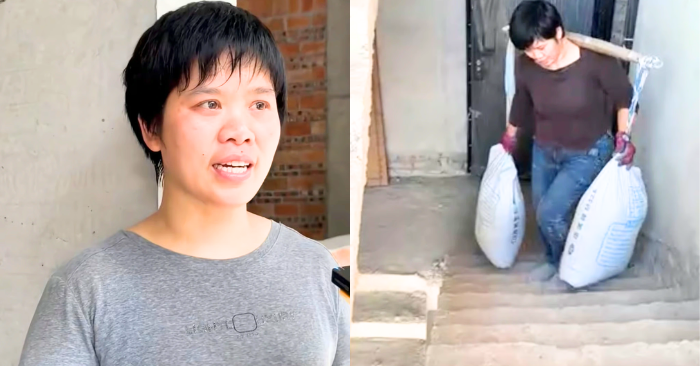  Nghị lực của người mẹ đơn thân 16 năm khuân vác xi măng