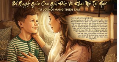 Lời nói mang thiện tâm- Bí quyết giúp viên ngọc quý trong con tỏa sáng