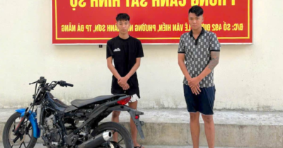Hai thiếu niên Đà Nẵng cầm kiếm náo loạn đường phố bị triệu tập