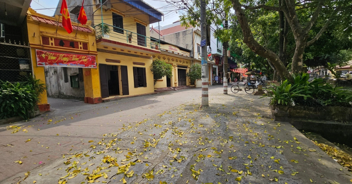 Thảm nhựa đường làng cổ Hành Thiện và bài toán di sản