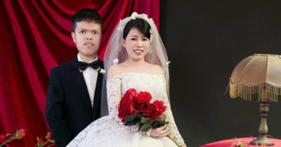 Chuyện tình cổ tích và đám cưới viên mãn của cặp đôi nghị lực