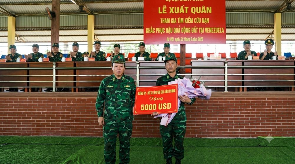 Bộ đội Biên phòng Việt Nam tổ chức lễ xuất quân sang Venezuela hỗ trợ tìm kiếm cứu nạn, khắc phục hậu quả động đất. Click xem ngay chi tiết tại đây!