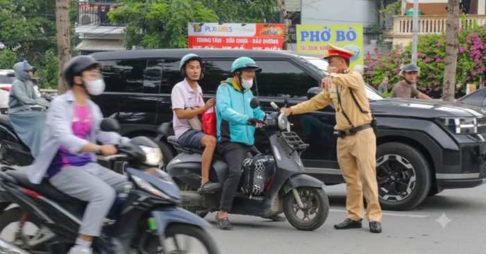 CSGT Hà Nội đã phát hiện, xử lý hơn 9.200 trường hợp vi phạm giao thông, phạt tiền hơn 21 tỷ đồng chỉ trong một tuần.