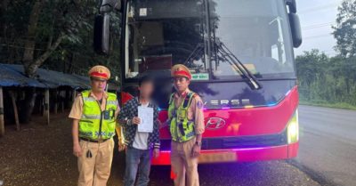 Tài xế xe khách chạy 134km/h trên đường Hồ Chí Minh, dương tính ma túy