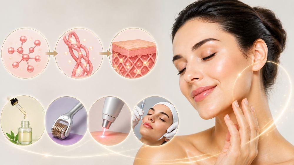 Collagen suy giảm theo thời gian có thể ảnh hưởng đến độ đàn hồi của da. Chuyên gia da liễu gợi ý cách hỗ trợ tăng cường collagen hiệu quả.