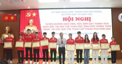 Hải Phòng vinh danh thầy trò sau mùa giải thể thao rực rỡ huy chương