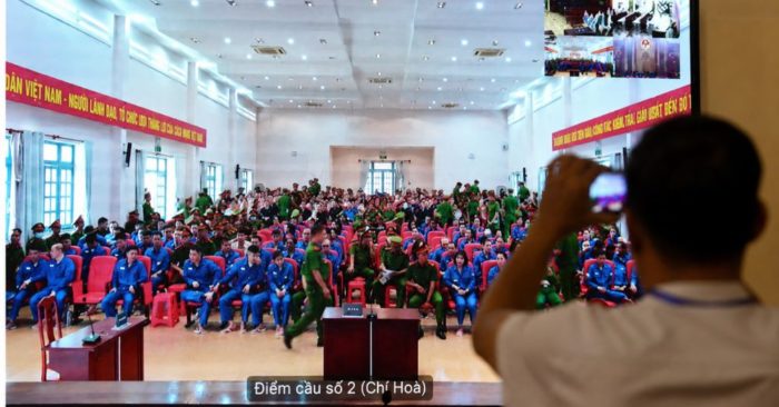 Vụ án ma túy VN10 với 227 bị cáo sắp được tuyên án, trong đó 214 bị cáo theo dõi phiên tòa từ điểm cầu T30.