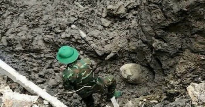Hải Phòng di dời, hủy nổ an toàn quả bom 300kg được phát hiện khi đào móng nhà trên phố Cầu Đất.