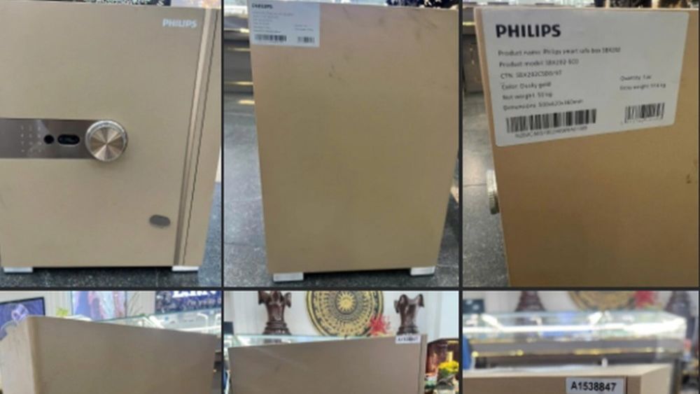 Công an Hải Phòng tìm chủ nhân chiếc két sắt nặng khoảng 50kg bị bỏ lại bên đường, chưa xác định được người sở hữu.