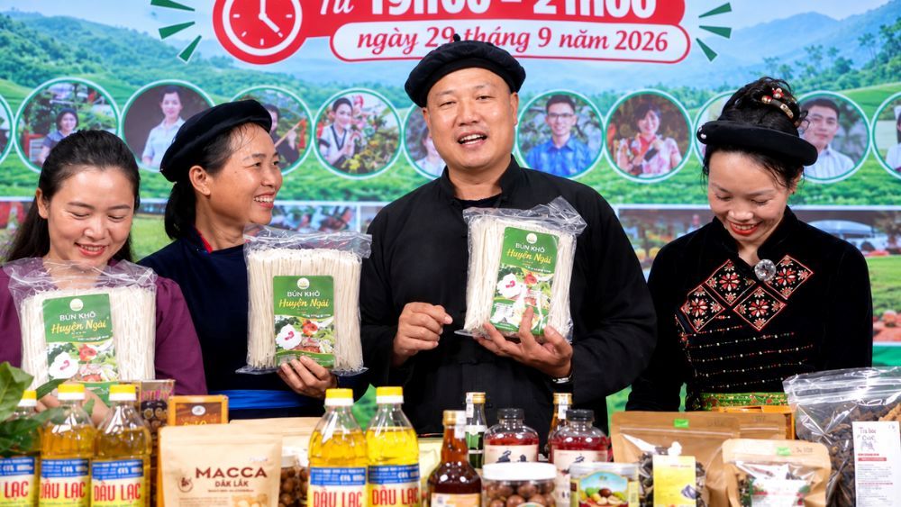 Livestream nông sản giúp các HTX vùng DTTS&MN giới thiệu sản phẩm, kết nối người mua và mở rộng kênh tiêu thụ trên nền tảng số.